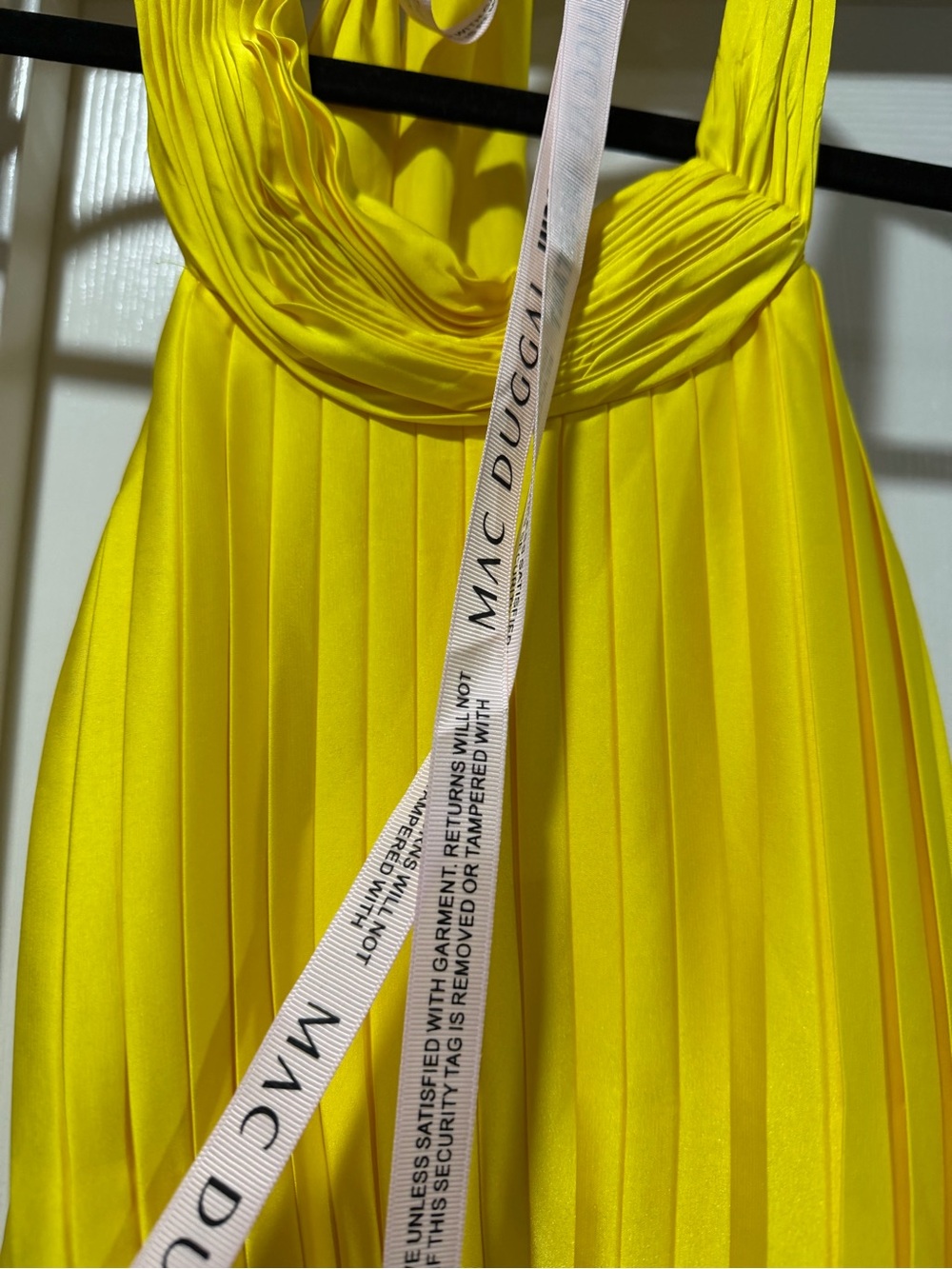 Elegant Strapless Yellow Dress - Picture 13 of 13